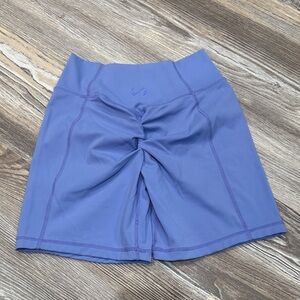TLF Tempo Scrunch Butt Booty Shorts 6” Periwinkle